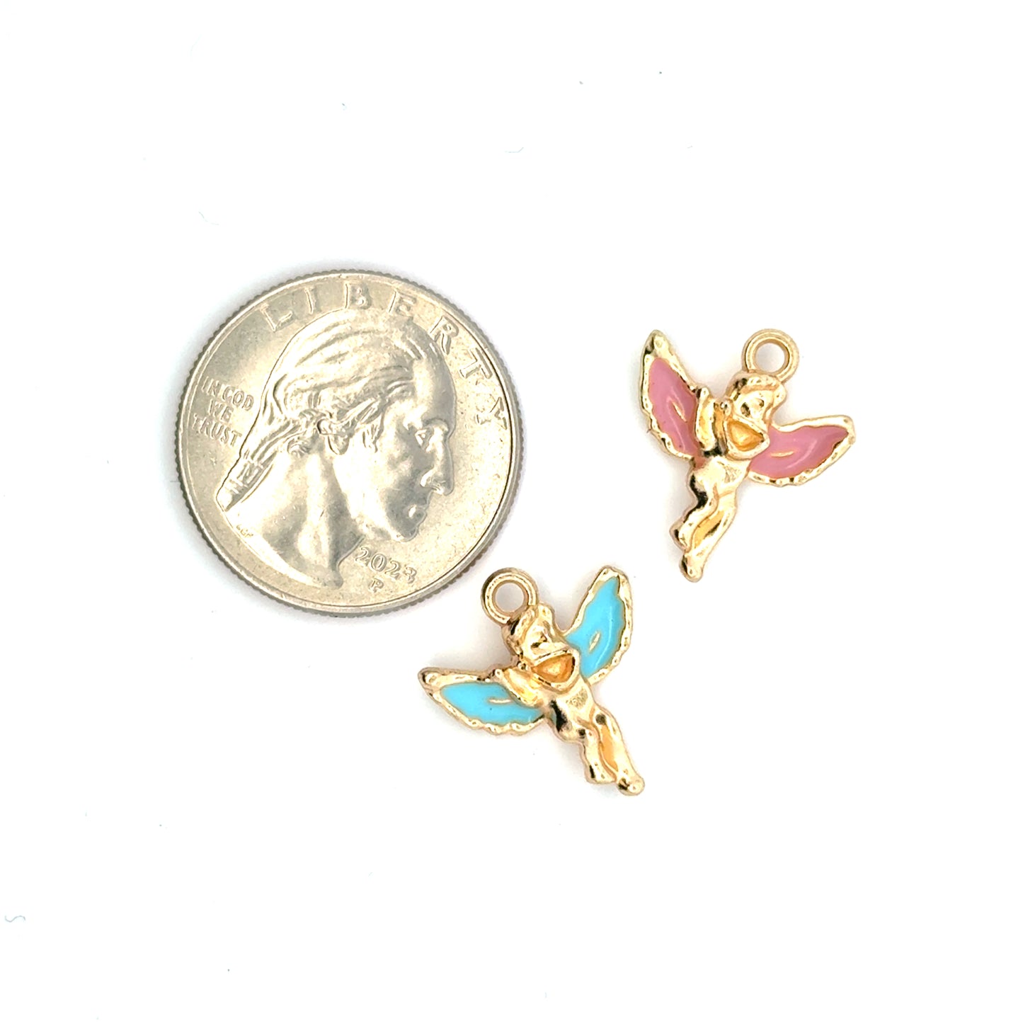 Charming Angel Cherub Wing Charms