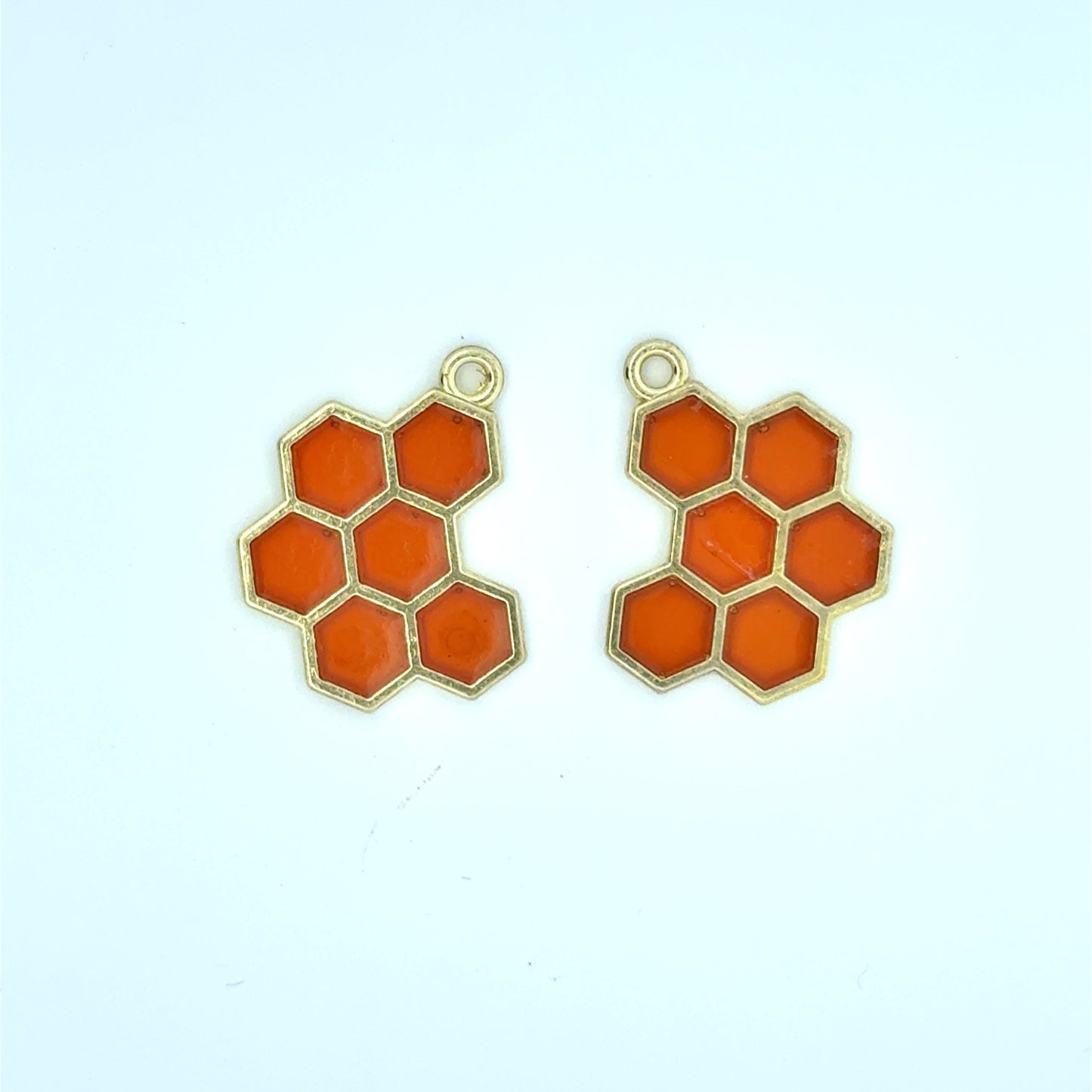 Vibrant Honeycomb Charm