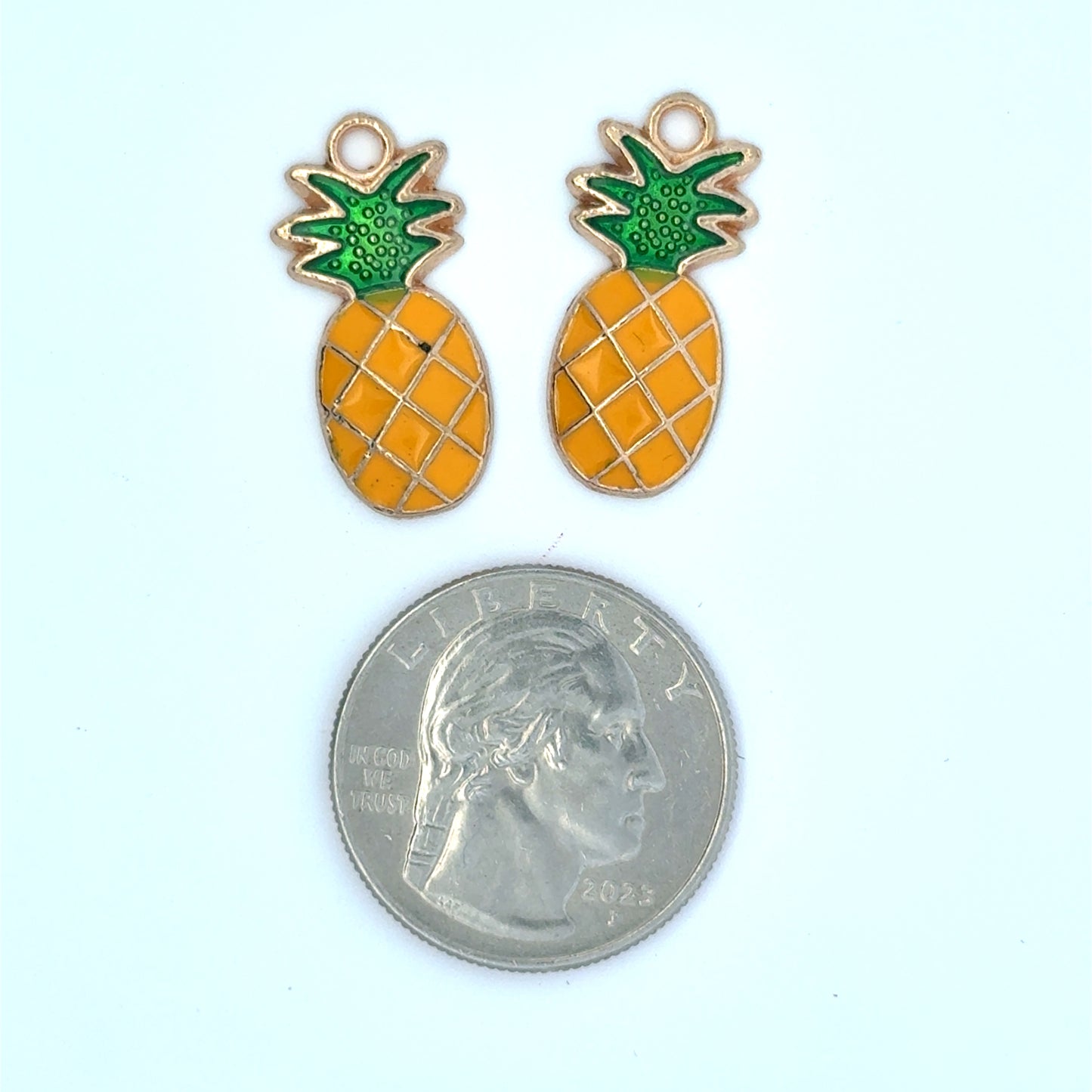 Charming Pineapple Charms