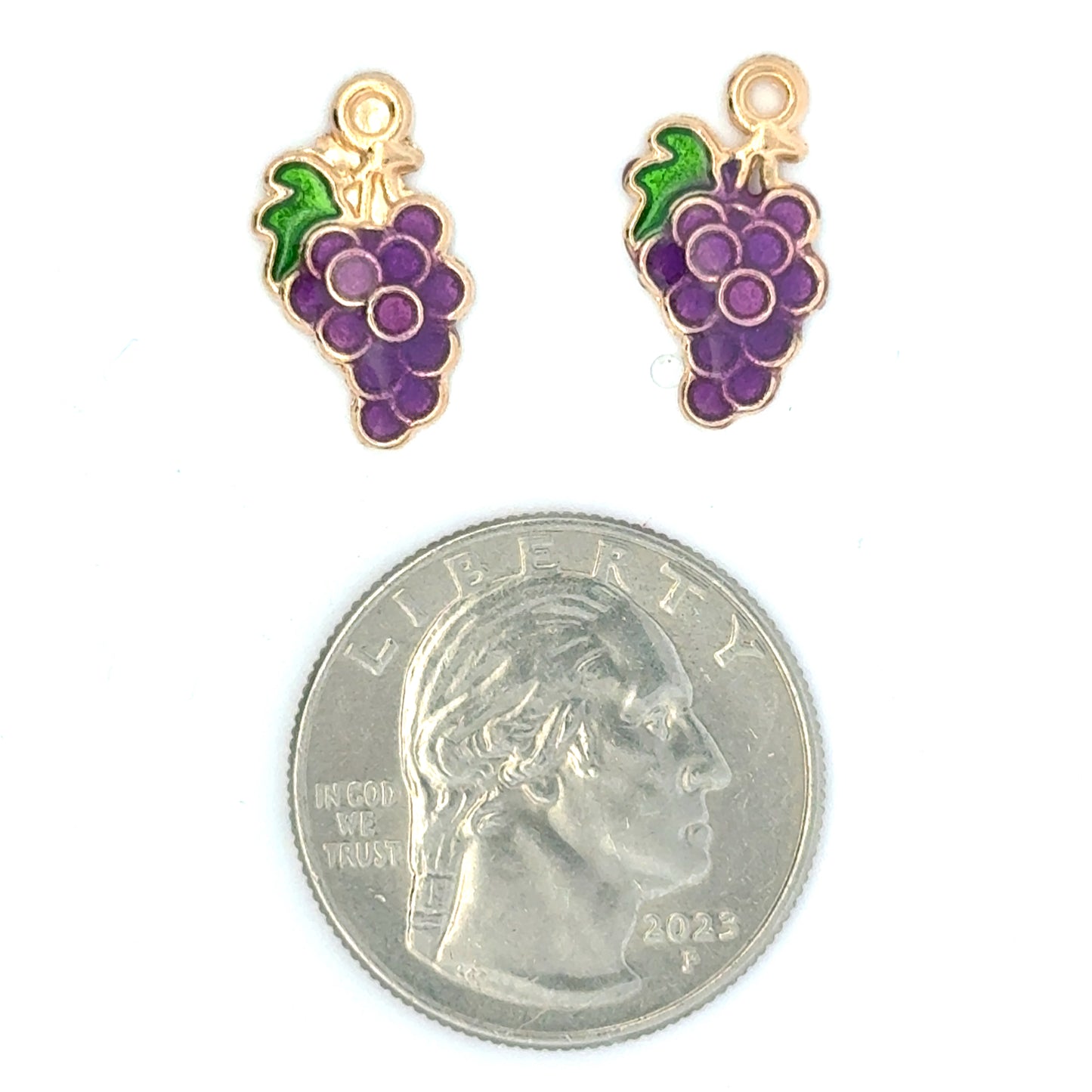 Charming Grape Cluster Charms