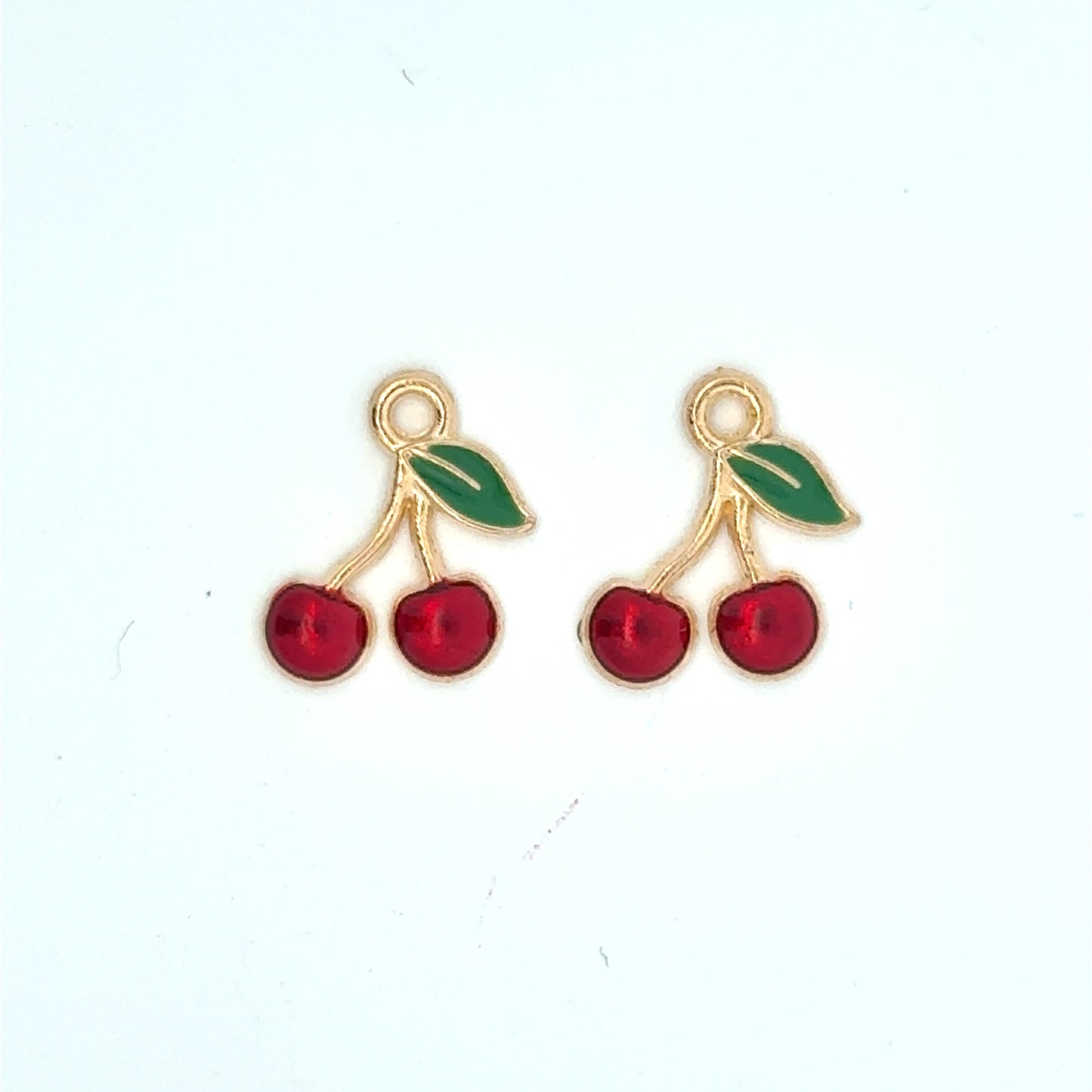 Charming Cherry Stainless Steel Charms