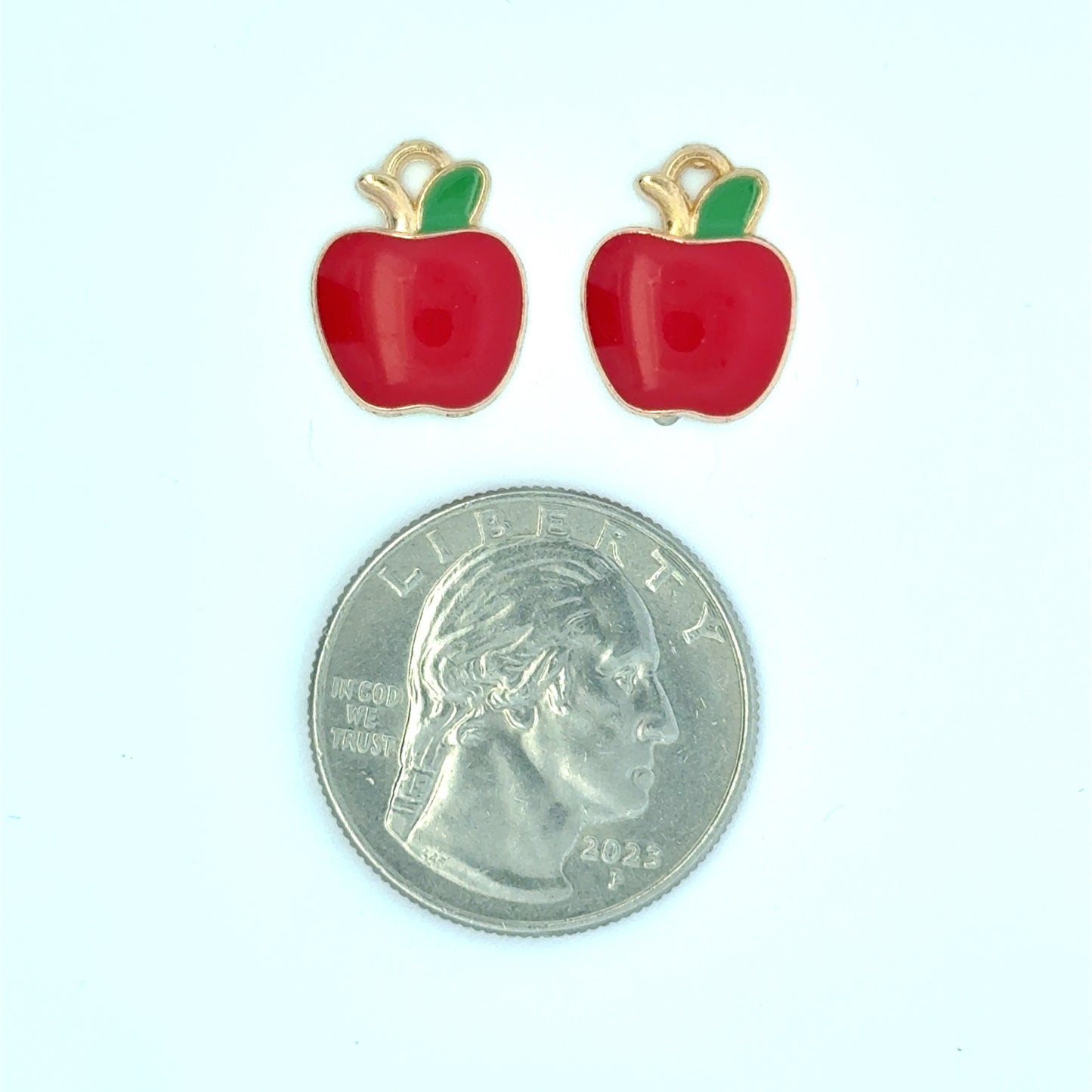 Charming Apple-Shaped Charms