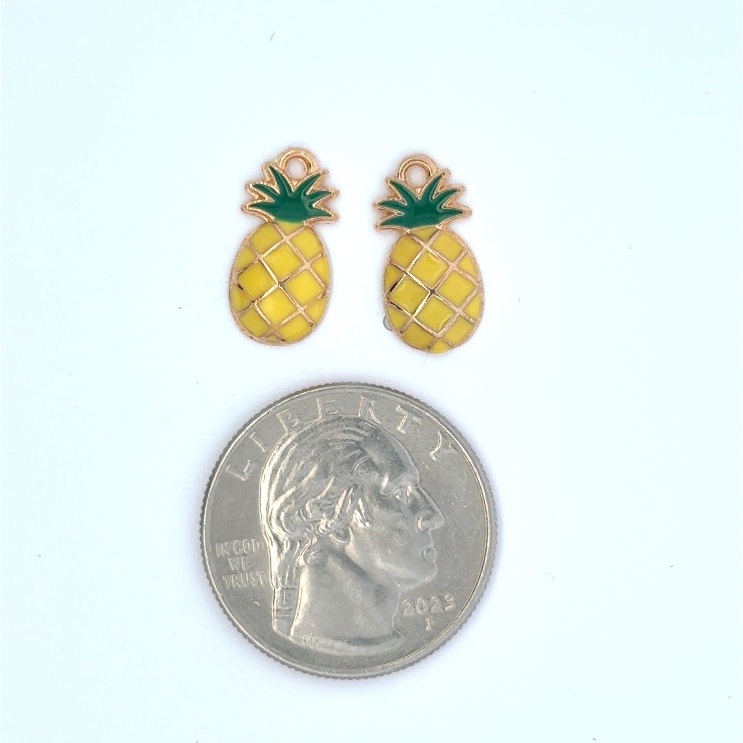 Charming Pineapple small Charms