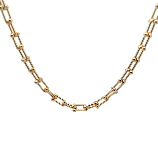 The “Mia” 16” Elegant 18k Gold Stainless Steel Necklace