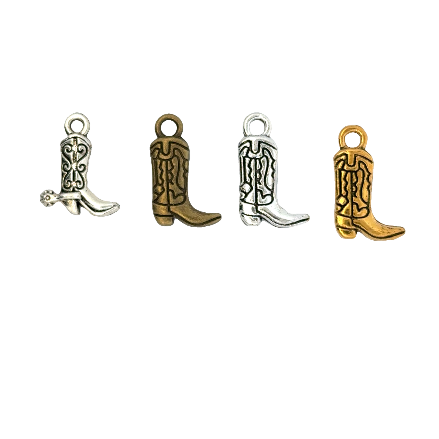 Charming Cowboy Boot Charms
