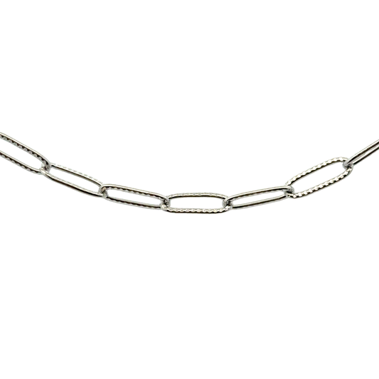 “Aria” Elegant Silver Chain Necklace