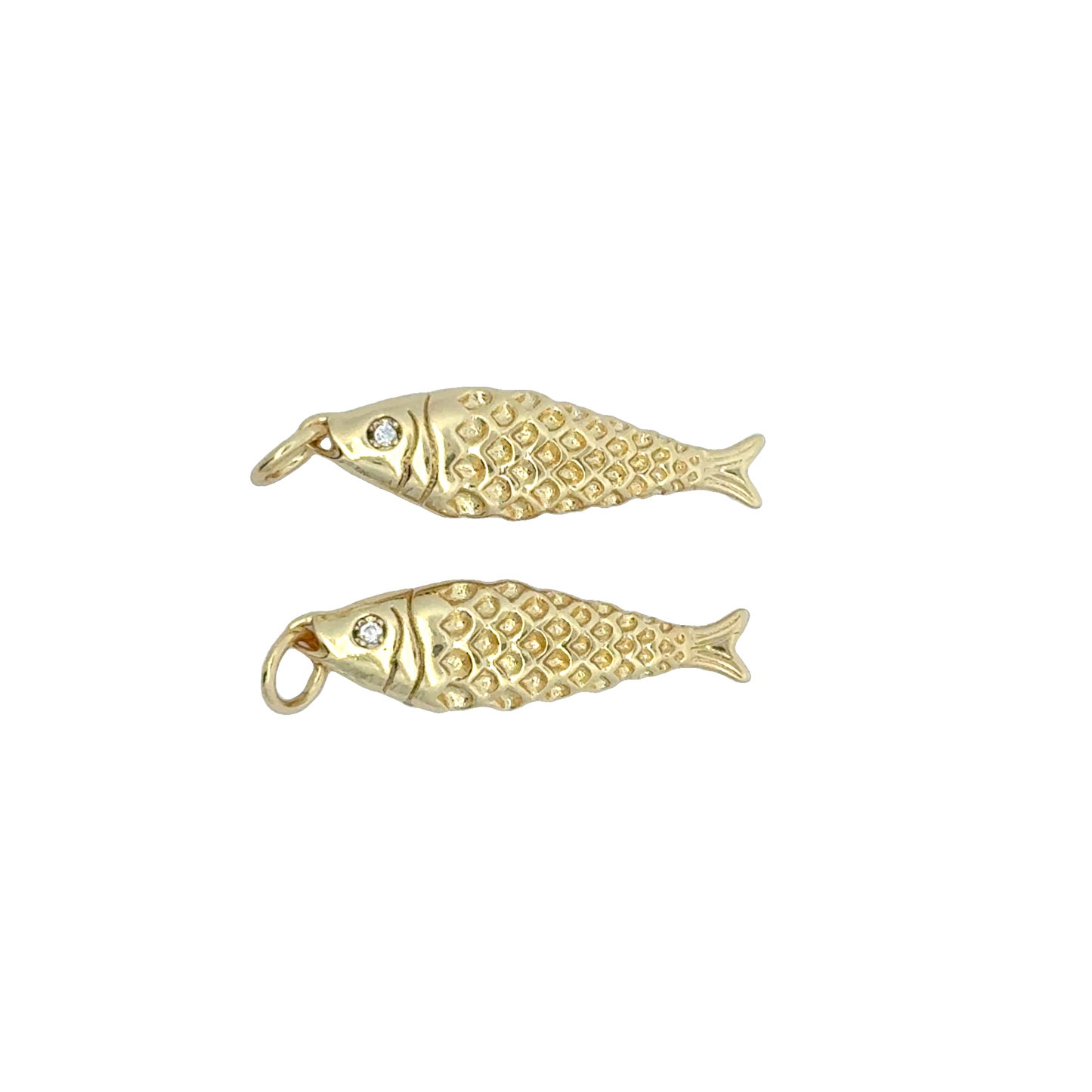 Elegant Fish Charm in Gold