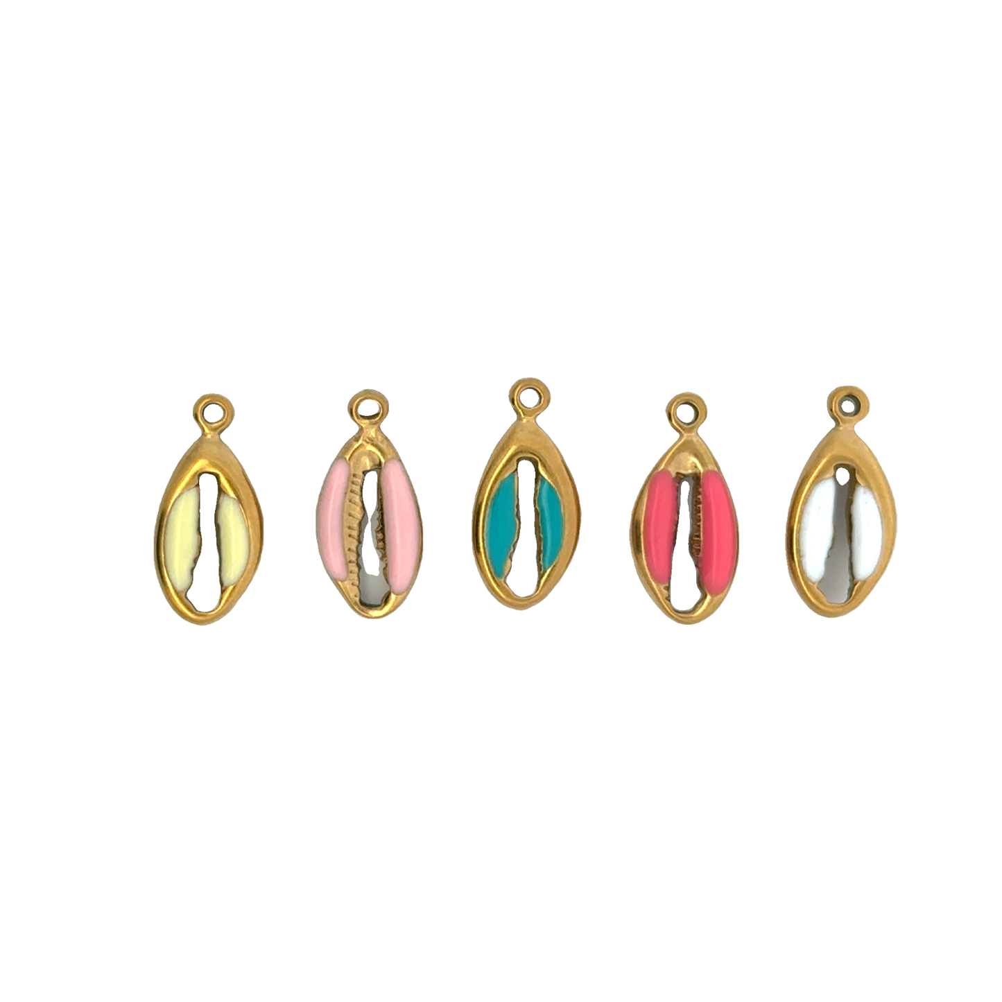 Colorful Sea Shell Charms