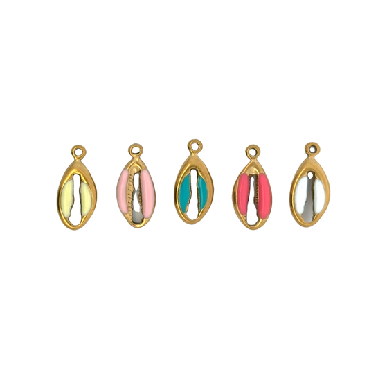 Colorful Sea Shell Charms