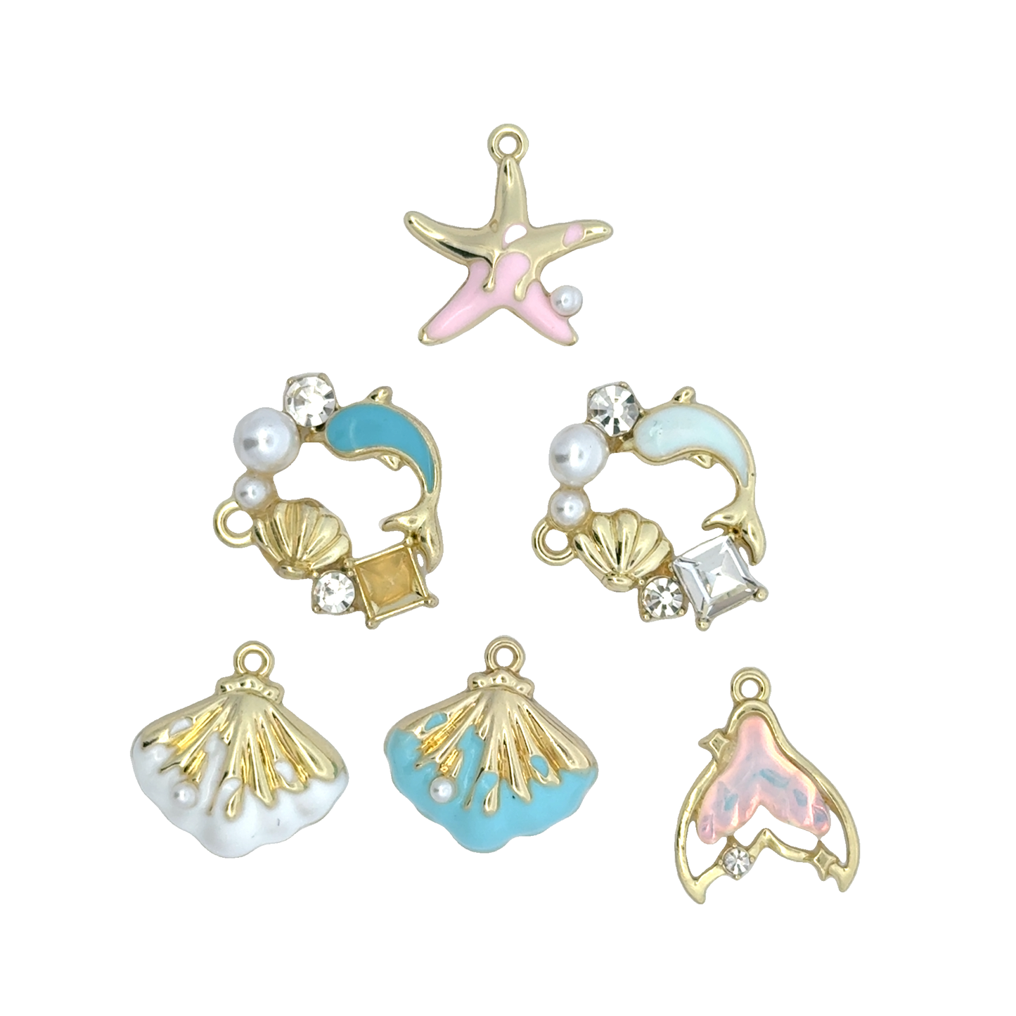 Charming Sea-Themed Jewelry Charms