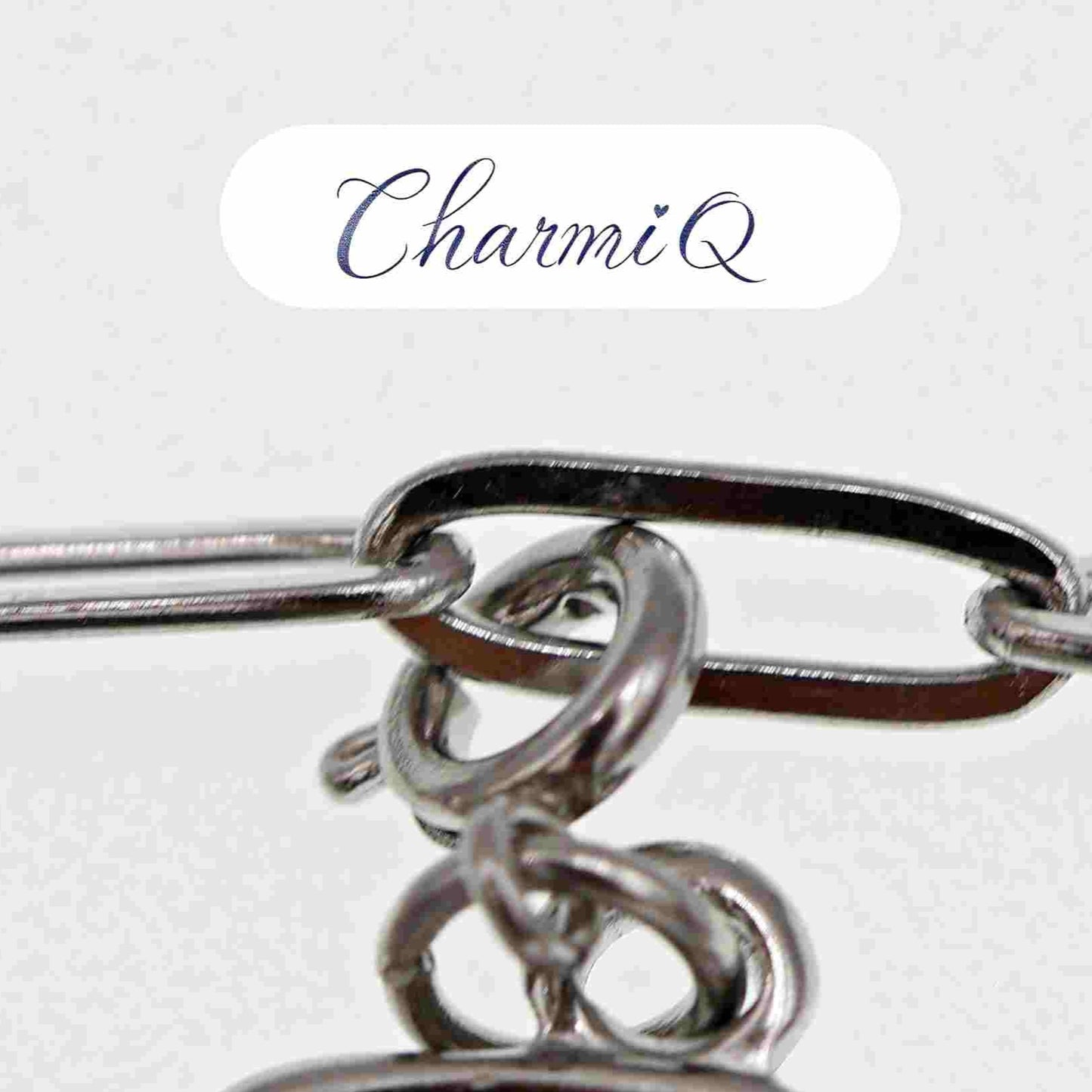 CharmiQ Silver Clips Used to make Moveable Charms
