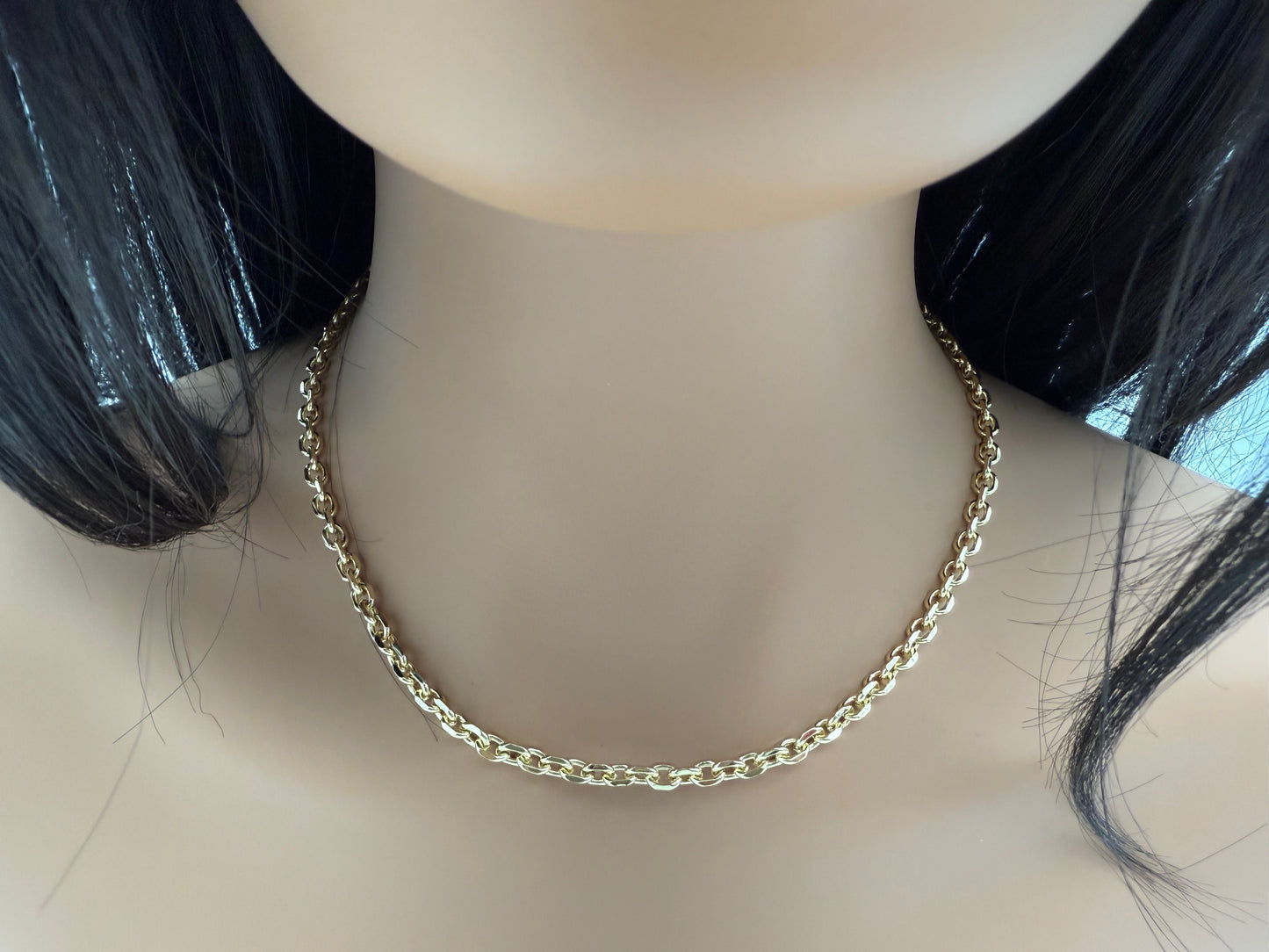 The “Gabrielle” 18” Elegant Gold Filled Chain