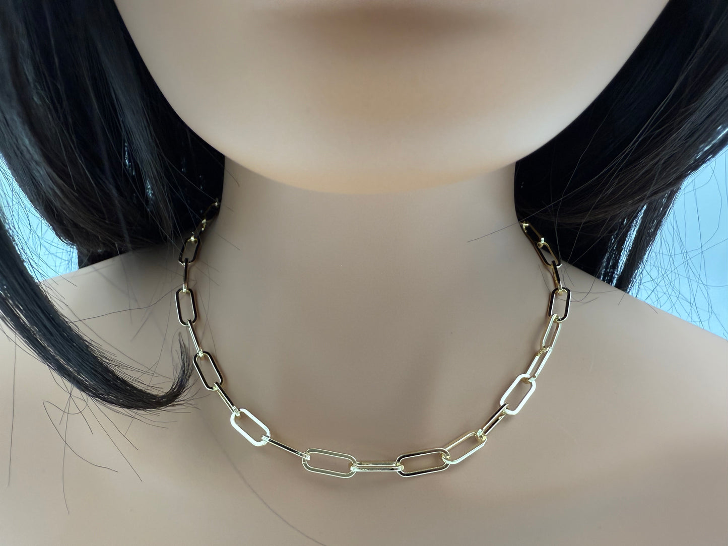 The “Grace” 16” Elegant Gold 18k Stainless Steel Necklace