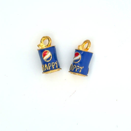 Colorful Happy Soda 3D Can Charms