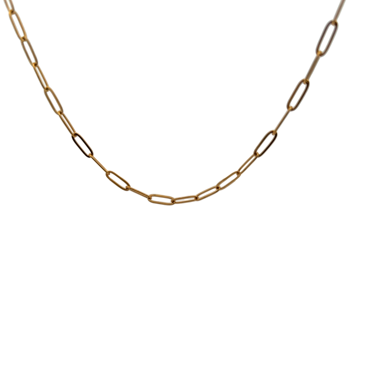The “Zoe” Chain Elegant 18k Gold PVD Paperclip Stainless Steel