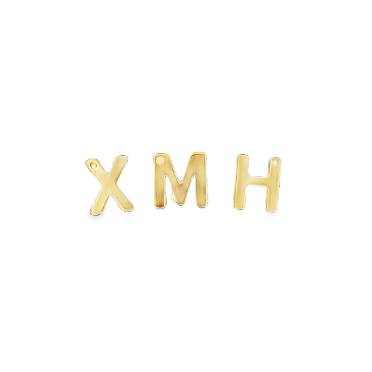 Gold 18k Stainless Steel Initial Charms
