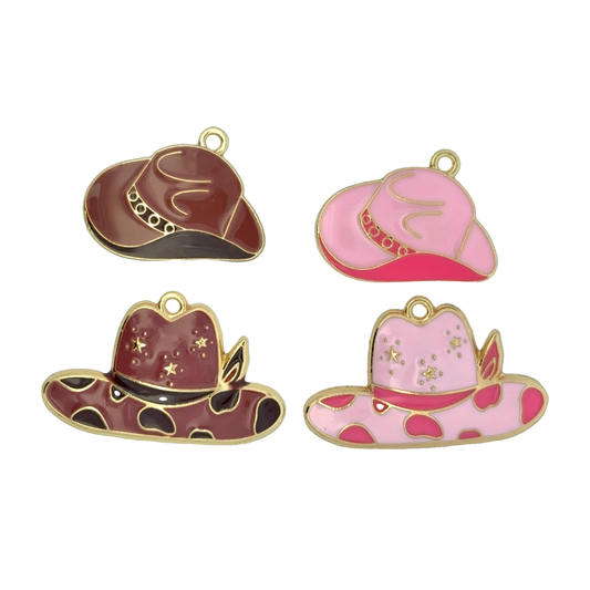 Colorful Cowboy Hat Charms