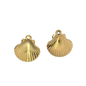 Elegant Gold Shell Charms