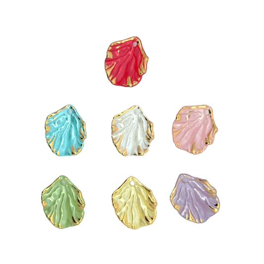 Colorful Shell-Inspired Charms