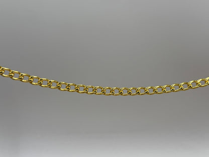The “Isabella” is 18k Gold Stainless Steel PVD Elegant Chain