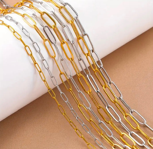 Paperclip Charm Chains